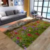 2021 Flores 3D Imprimir tapetes de tapete infantil Banche Kids Rugs Rugs Hallway Floor Mat Home Decor grande para Living Room3084944