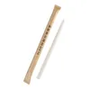 Two Size Individually Wrapped Disposable Paper Straws For Party Drinking Restaurant Coffee Bar