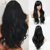 body wave hair with bangs
