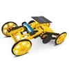 DIY solmonterad elektrisk byggsten bil STEM Science and Education Children's Education Electric Model Toy