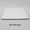 Blank white hot sublimation MDF cork placemat for heat transfer dye printing DIY custom coaster blank 230x190x4mm