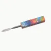 Metal Dabber z uchwytem z żywicy Narzędzie woskowe 148mm Kolorowe akcesoria do palenia do paznokci Bong