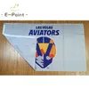 MiLB Las Vegas Aviators Drapeau 3 * 5ft (90cm * 150cm) Polyester Bannière décoration volant maison jardin Cadeaux de fête