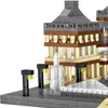 3377pcs Paris Louvre Museum 3D Construção de arquitetura mundial Mini DIY Diamond Micro Blocks Bricks Toys for Children Y1130