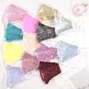 Hot style sequins designer face masks can be washed to prevent dust for women with decorative face mask night entertainment venue DAT357