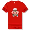 Sommar Tumblr Fashion Old Women Print T-shirt Kvinnor Bomull O-Hals Kortärmad Toppar För Kvinnor Kawaii Tshirt 210522