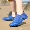 Childrens rápido-seco respirável sneakers sneakers sapatos de água não deslizante esportes ao ar livre wearproof wading sapatos y0714