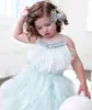 Pageant Girls Jewel Lace Tutu Little Baby Flower Girl Dresses For Toddlers Teens Kids Formal Wear Birthday Party Communion Gowns 403