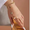 Lady Trendy Butterfly Bracelet avec Bague Or Argent Couleur Lien Chaîne de Poignet pour les Femmes Esthétique 2021 Bijoux GIiftsFactory prix expert design Qualité