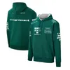 F1 Hoodie 2023 Новая команда Formula -One Aston Martin Hoodie Tees Tees Pacing Fan Stute Chine