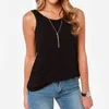 Women's T-Shirt Sellers Casua In 2022 Deep V At Back Spring And Summer Sexy Open Slim Stretch Cotton Vest 202214