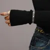 Link Chain Watch Band Statement Bracciali Designer T Show Runway Gown Jewelry Rare INS Japan Korean Fawn22
