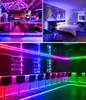 LED Strip 5050 RGB 5M/10M/15M/20M/30M DC12V Neon Tape Lamp + IR/Bluetooth/ Wifi Remote + Power Adapter for Home Decoration