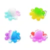 Christmas and Halloween gifts Colorful octopus key chains fidgeting toys Multi-expression push bubble stress relief special holiday and party supplies