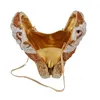 Вечерняя сумка животных дизайнер роскошный кристалл львен леопардовый кошелек для женщин женские сумки цепочки день клатча SC911 1214