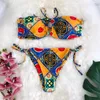 Seksowny Bandeau Bikini Zestaw Dla Kobiet Bandaż Strappy Brazylijski Biquini Swimwear Moda Kostium Kąpielowy Swimsuit Kobiet Kobiet