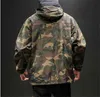 Giacche da uomo2021 Camouflage Camo Windbreakers Streetwear Giacca Hip Hop Mens Primavera Tattico Militare Casual Double Sided Jacket X0710