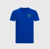 2021f1polo Formula Bir Yarış Takımı Kısa kollu T-Shirt Araba Logosu Günlük Yuvarlak Boyun F1 Ricardo T-Shirt Büyük boy özelleştirilebilir358c