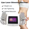 Bärbar 650nm Lipolerer Slimming Beauty Machine Diod Laser Fett Burning Cellulite Avlägsnande Kroppsformningsutrustning
