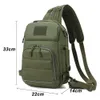 USB fiske taktisk bröstväska sling ryggsäck militär armé axel camping vandring påsar resa utomhus väska ryggsäck pack xa178a y0721