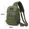 USB Fishing Tactical Chest Bag Sling Backpack Military Army Shoulder Camping Hiking Bags Travel Outdoor Bag Rucksack Pack XA178A Y0721