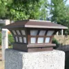 Säker vattentät solkolonnens strålkastare Kaffeträdgård Ljus utomhus väggljus för hushållens offentliga trädgårdsgård