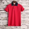 Luxury Europe Latchwork Men Polo Tshirt Мода Мужская Дизайнер T Рубашка Повседневная Распечатка Вышивка Высокие Мужские Рубашки Одежда Хлопок Tee M-3XL