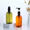 Vloeibare zeepdispenser 1 stks 300/500 ml draagbare dispensers lotion shampoo douchegelhouder lege badpomp fles huis badkamer