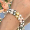 Altro Conchiglia naturale Giallo Bianco Grigio Imitazione Perla Perline Distanziatore allentato liscio Per creazione di gioielli Collana bracciale donna fai da te Rita22