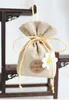 Sachet Bag Drawstring пустой конфеты травяной чай пакет небольшая подарочная сумка лаванды ароматерапия цветок милая спальня дезодорант RRE10233