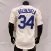 فرناندو فالينزويلا جيرسي 1981 أزرق أبيض رمادي كريم WS Hall of Fame رقعة المكسيك أبيض أسود موضة قنب رمادي مقاس S-3XL