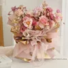 Bicolor Florist Wrap Paper Metallic 5858cm 20pcslot DIY Craft Flowers Gift Packing Wedding Festive Party Supplies GGA43558752722