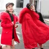 Winterjacke für Mädchen Kleidung Russische Kinder Parka Schneeanzug Plus Samt Warme Kapuze Oberbekleidung Mantel Kinder Teenager Kleidung 211203