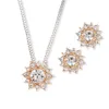Pendant Necklaces Stylish Temperament Snowflake Jewelry Ladies Crystal Necklace Women Wedding Party Y20