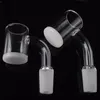 Opaque Bottom Quartz Banger Smoking 10mm 14mm 18mm Nails 45 90 degrees For Glass Bongs oljeriggar