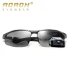 AORON aluminium photochromique lunettes de soleil polarisées femmes hommes décoloration lunettes hommes lunettes Anti éblouissement lunettes