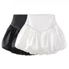 Czarny Patchwork Diament Mini Spódnica Dla Kobiet Wysoka Talia Balowa Suknia Dorywczo Spódnice Kobiet Mody Odzież 210521