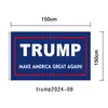 Kampagne für USA-Präsidentschaftsflaggen 2024 Trump Possessing Wahlflagge Mixcolor-Druckslogan „The Rules Have Changed“-Banner 90 150 cm 10 22bl B3