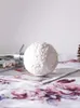 Zestaw akcesoriów do kąpieli ceramiczny dezynfekcja ręczna butelka butelkowana Białe proste proste rzeźbione dekoracje łazienkowe produkty gospodarstwa domowego motyla Ele