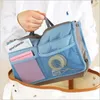 Sale Damen Herren Reisetasche mit Doppelreißverschluss, tragbar, multifunktional, Handtasche, Organizer, Kosmetik, Aufbewahrung, Organizer, Kosmetiktaschen, C