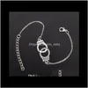 Einfache Retro Knöchel Armband Kette Liebe Eule Feder Handschellen Fahrrad Stern Fußkettchen Charme Modeschmuck Für Frauen Drop Q2Z6J Fußkettchen 5Mknx