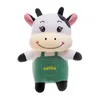 30 cm enfants jouet en peluche jouets rose vert en peluche bétail jouet animaux en peluche doux chanceux poupée en peluche mascotte poupées cadeaux