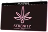 LD7620 Serenity CBD Oil 3D Engraving LED Light Sign Wholesale Retail