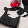 Bolsa de ombro de luxo marca 3a com caixa senhoras de alta qualidade mensageiro bolsa decoração em forma de coração 2 em 1 saco de compras de nylon