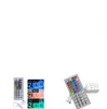 2021 IR Remote LED RGB RGBW-controller DC 12V-24V 12A RF Wireless Remote Dimmer 2 Poorten RGB Remote Regel voor 5050 5630 5730 LED-strips