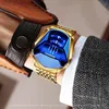 Binbond top merk luxe militaire mode sport horloge mannen gouden polshorloges man klok casual chronograaf polshorloge