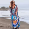 Badmode Dames Cover Up Plus Size Tuniek Strand Jurk Zon Kaftan Cape Vrouwelijke Bikini Outlet Coverups Pareo de Plage Dames Salidas X0726