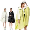 XXL Big Size Breathable Women Raincoat Lightweight Rain Coat Poncho Ladies Waterproof Men Raincoats Adults Windproof Cloak 210925