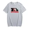 偽原宿ホワイト女性TシャツT夏のノベルティティーシャツフェムミーライフは退屈な手紙プリント女性Tシャツ210607