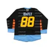 Vin40Movie Jerseys Back to the Future Hockey Jersey Personalize qualquer nome e número personalidade bordado Jersey
